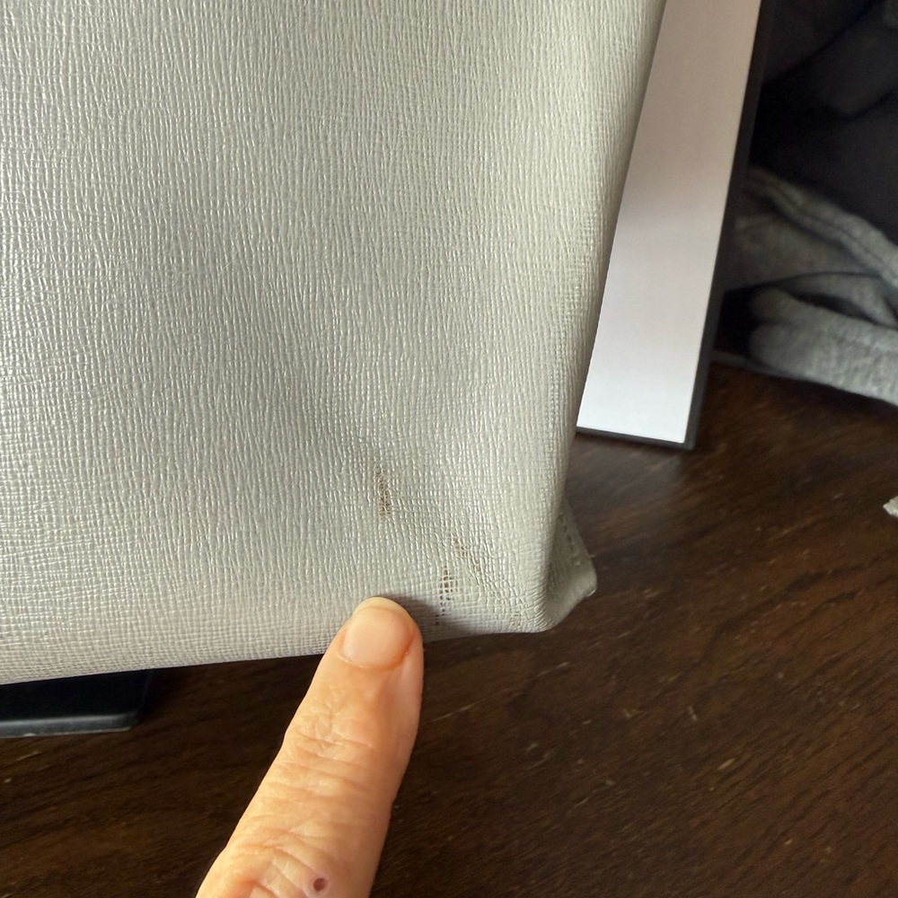 Furla Elegant Gray and Tan Tote - Picture 3 of 10